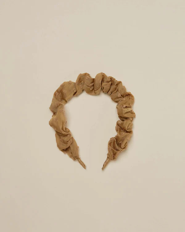 gathered headband | golden | Noralee