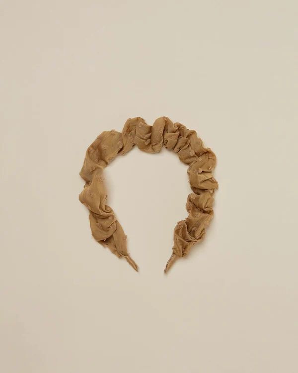 gathered headband | golden | Noralee