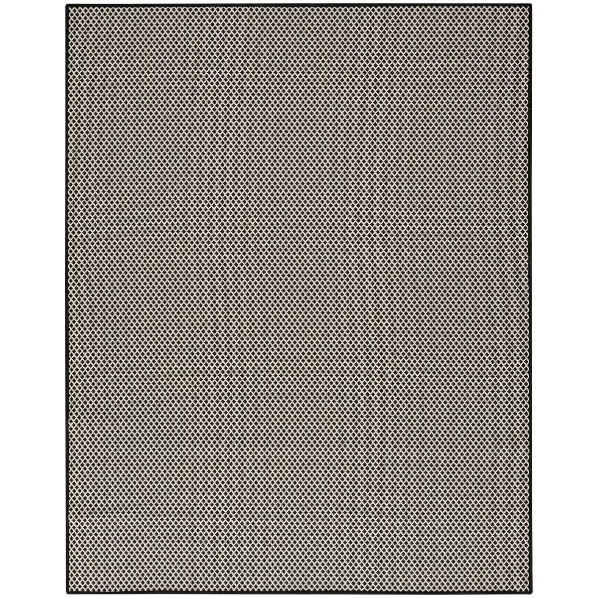 Nourison Courtyard Geometric 10' x 14' Black White Outdoor/Indoor Area Rug | Target