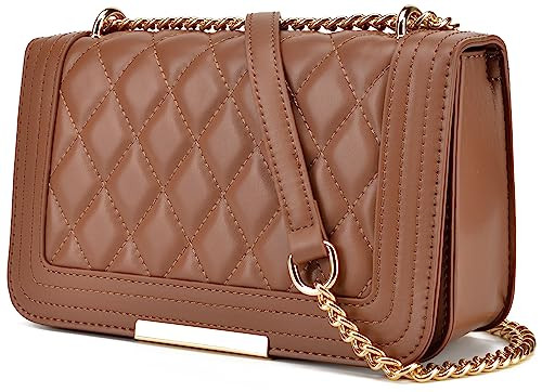 lola mae Crossbody Bags for Women Fashion Quilted Shoulder purse with Convertible Chain Strap Cla... | Amazon (US)