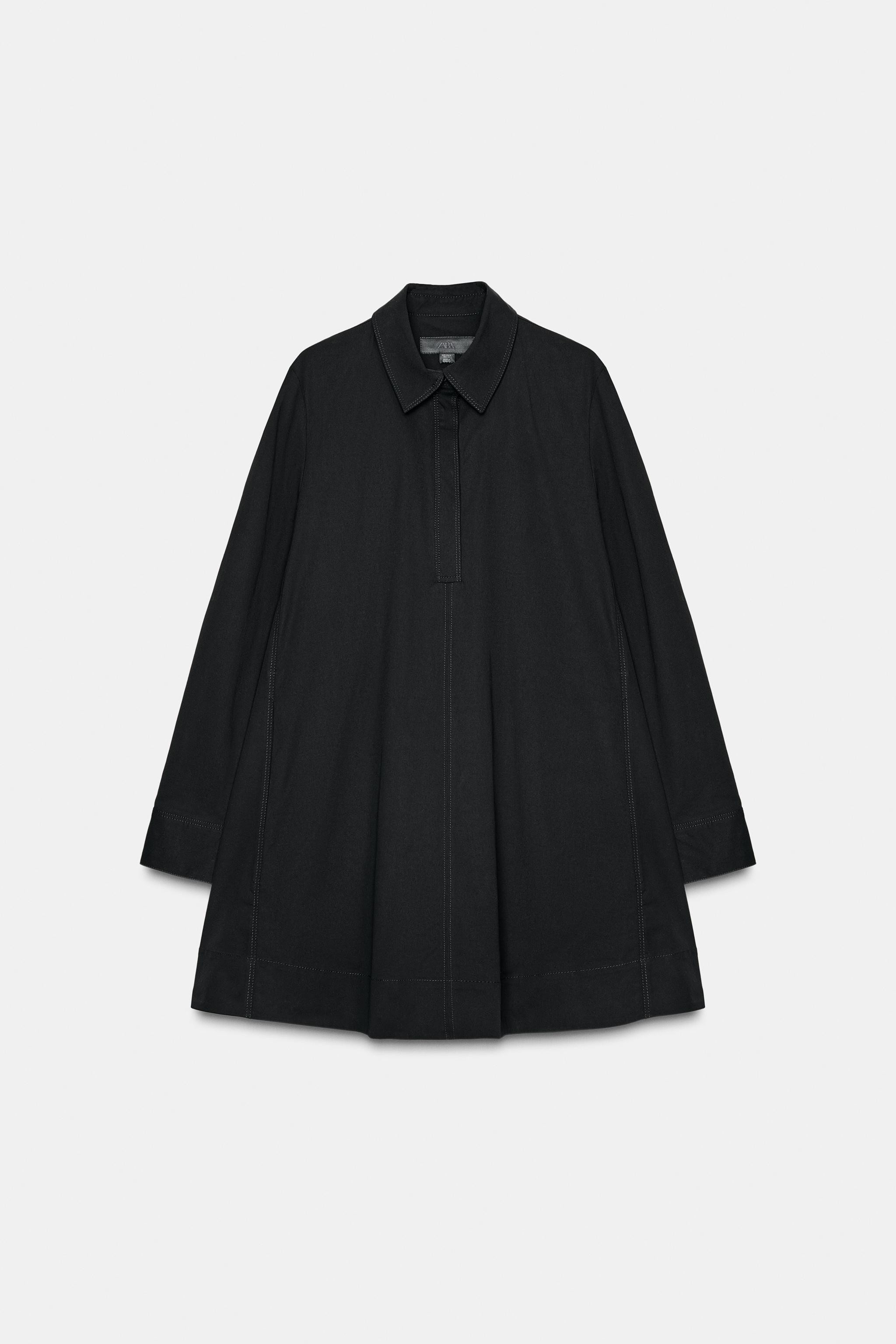 POPLIN SHIRT DRESS ZW COLLECTION | Zara Canada