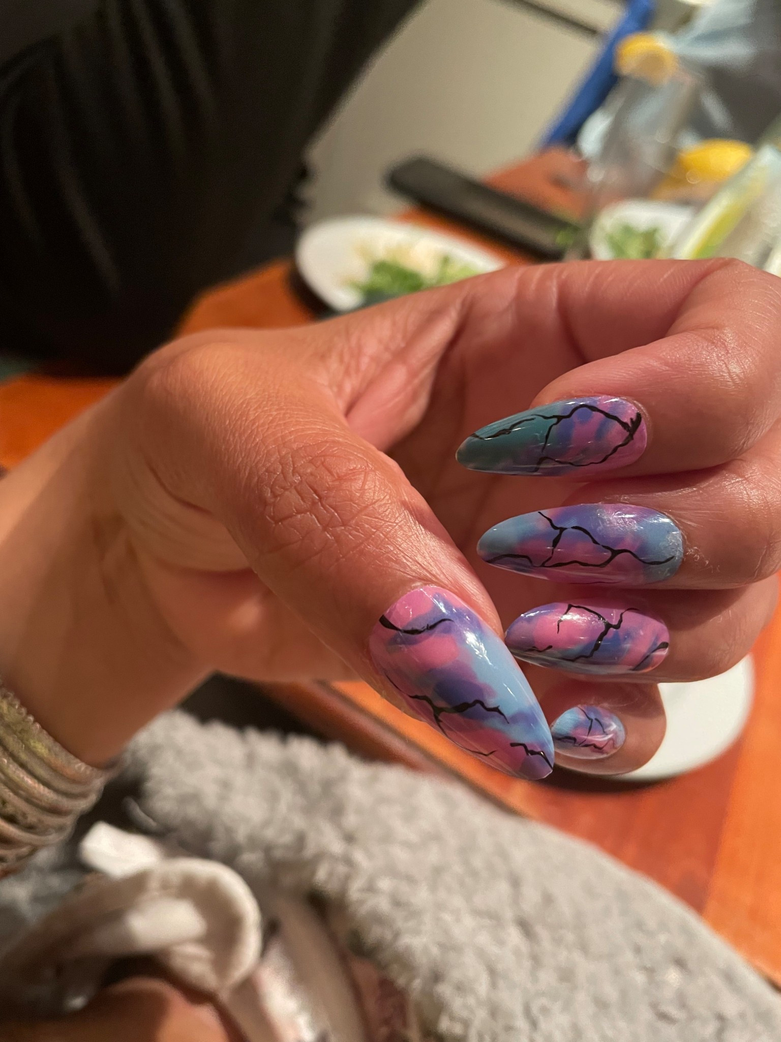 Cotton Candy Swirl 💅🏾🍬

#presson #nails #nailart #diynails 

#LTKBeauty #LTKFindsUnder50 #LTKStyleTip