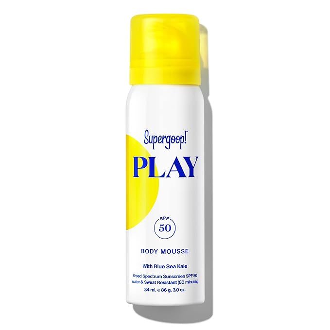 Supergoop! PLAY Body Mousse SPF 50 with Blue Sea Kale - 3 oz - Reef-Friendly, Broad Spectrum Whip... | Amazon (US)