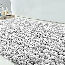 Yimobra Original Luxury Chenille Bath Mat, 36.2 x 24 Inches, Soft Shaggy and Comfortable, Large Size | Amazon (US)