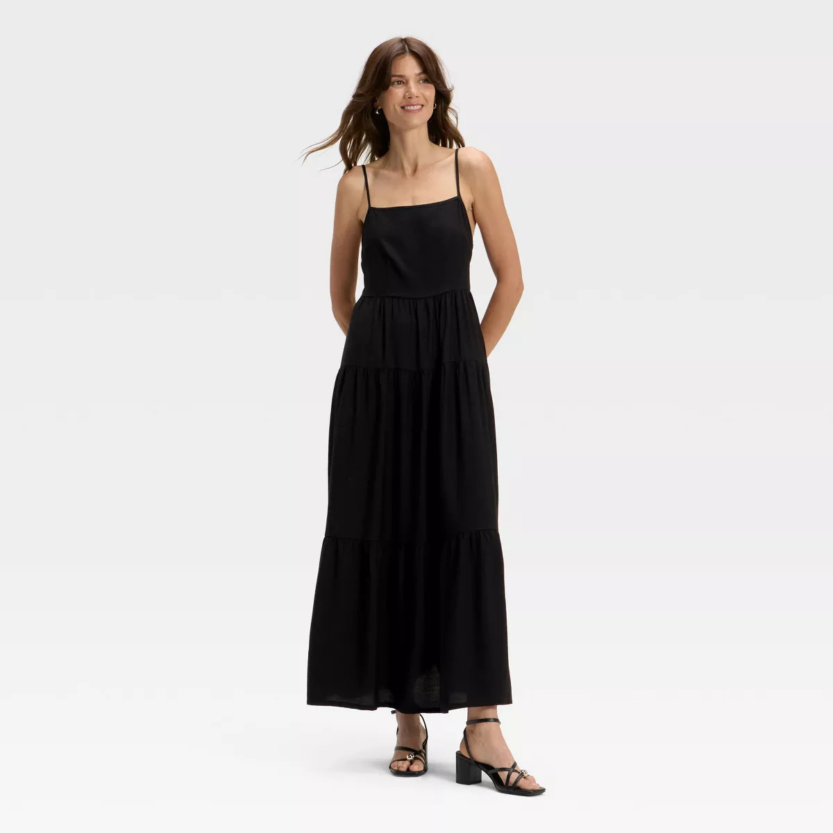 Women's Tiered Maxi A-Line Dress - A New Day™ | Target