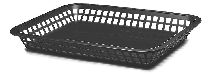 TableCraft 1079BK 11-3/4" Black Mas Grande Platter Basket - Pack of 12 | Amazon (US)