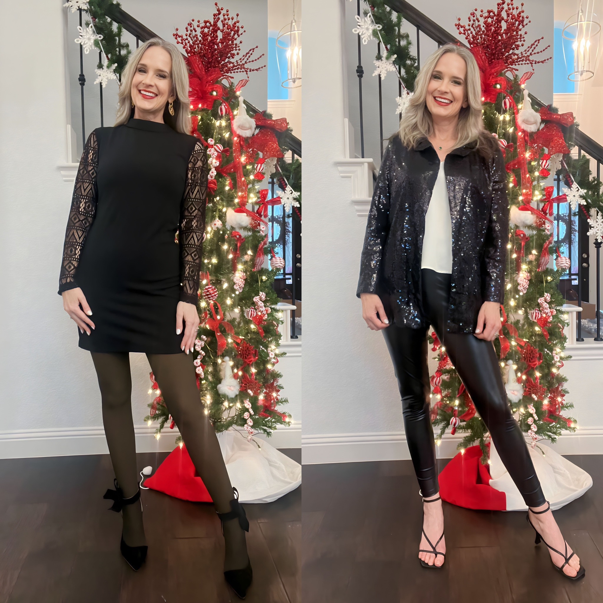 NYE inspo
Wearing a small in dress, blazer and medium leggings

Use code Real15/Super20 works sitewide at @cupshe on orders $65+/109+

Over 40 fashion/ affordable style / elevated chic / effortless style / fall fashion / fall style / casual chic / style over 50/ cupshe/Julie Vos

#LTKstyletip #LTKfindsunder50 #LTKover40