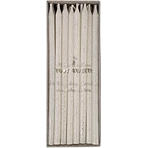 Meri Meri Glitter Birthday Candles (Pack of 24), 5.75" Tall, Unscented Meri Meri Candles | Amazon (US)