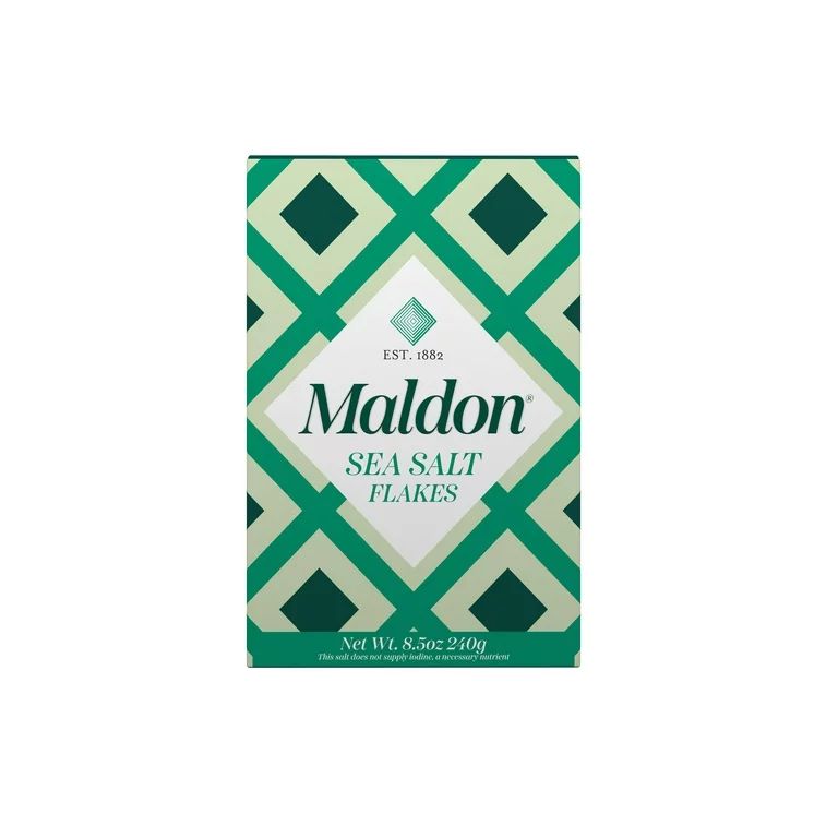 Maldon Sea Salt Flakes, Organic Pyramid Crystals (8.5 oz) - Walmart.com | Walmart (US)