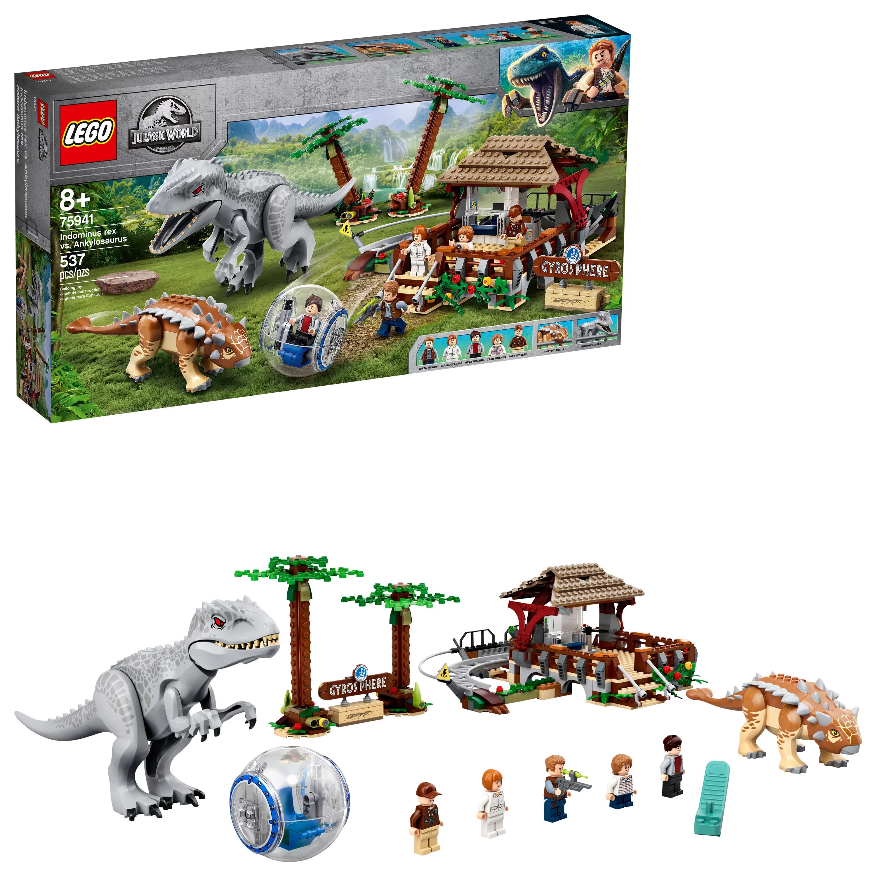 LEGO Jurassic World Indominus rex vs. Ankylosaurus 75941 Awesome Dinosaur Toy for Kids (537 Piece... | Walmart (US)