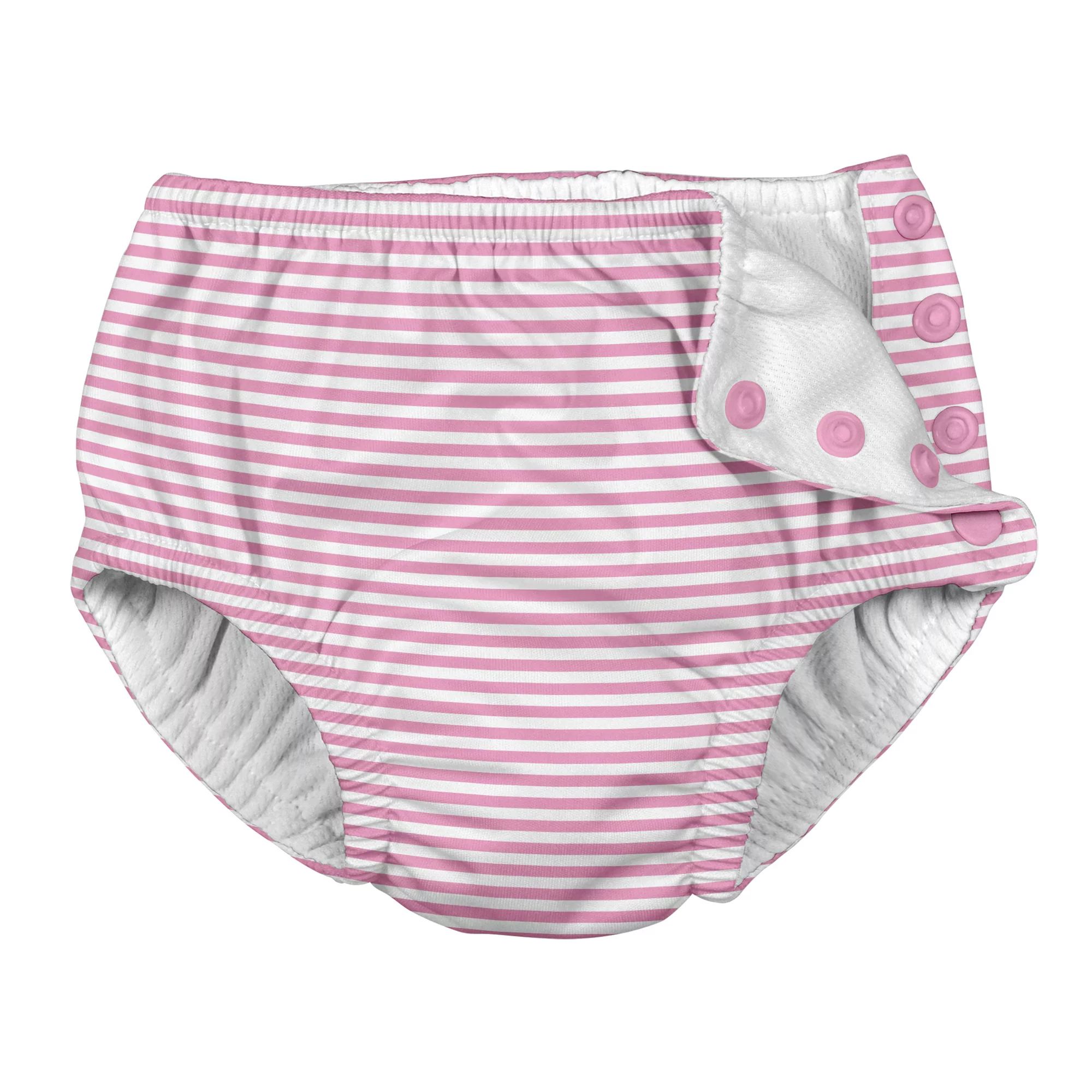 i play. Baby and Toddler Girls Snap Reusable Absorbent Swimsuit Diaper | Walmart (US)