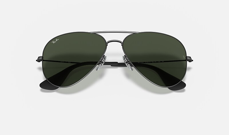 RB3558 Sunglasses in Black and Dark Green | Ray-Ban® | Ray-Ban (US)