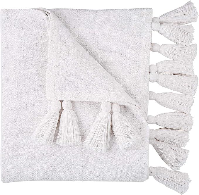 White Throw Blanket | Amazon (US)