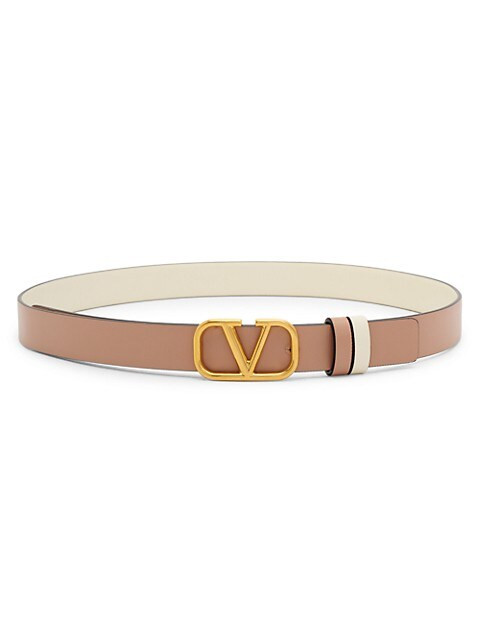 Reversible VLogo Leather Belt | Saks Fifth Avenue