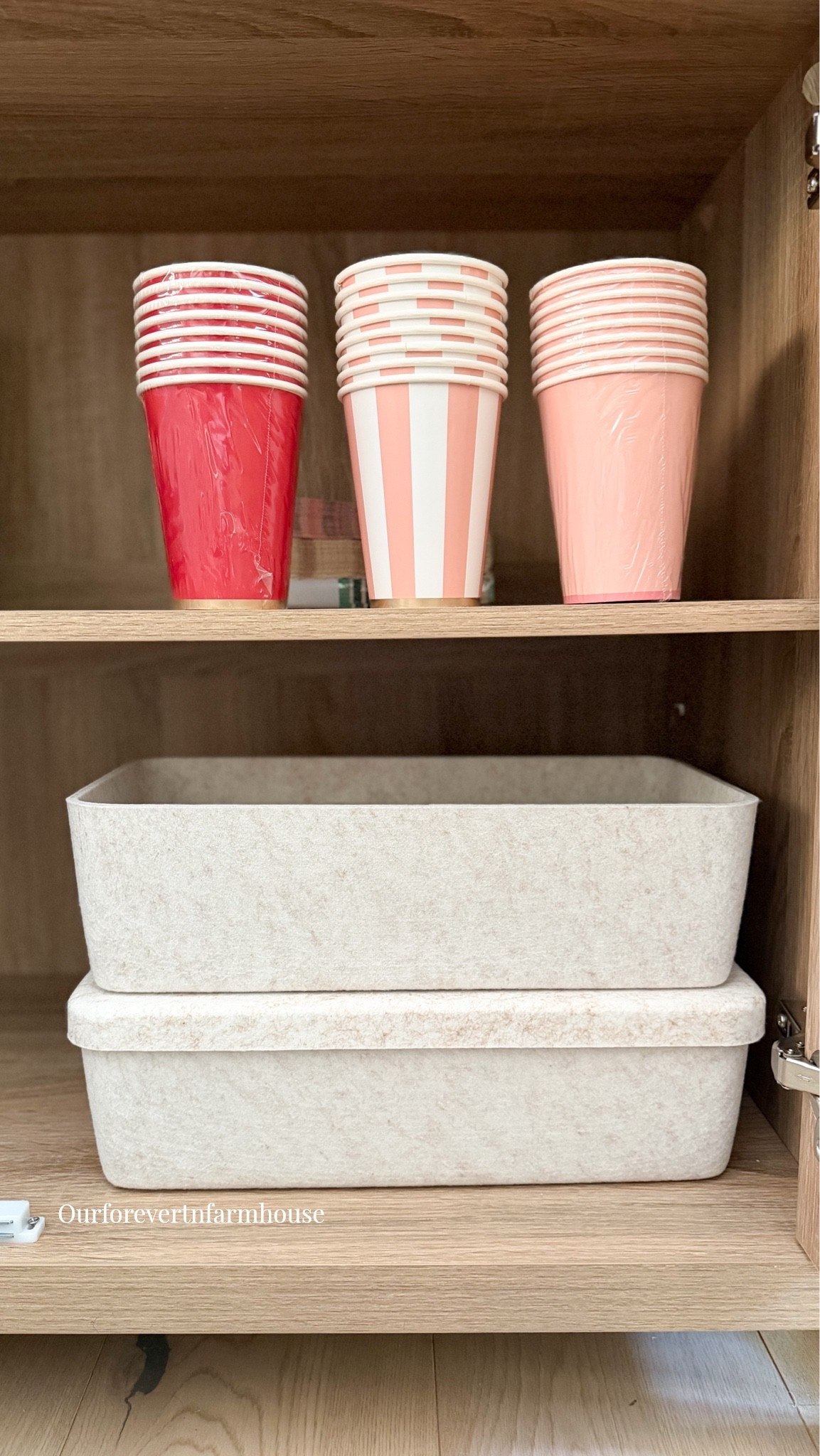 Something about organization just makes me happy. 🤍 These felt bins from SortJoy have been such an easy way to keep everything looking clean and pulled together while still being functional for everyday life. I love that they add texture and warmth instead of feeling overly “storage-y.” ✨ #LTKHome

#LTKHome