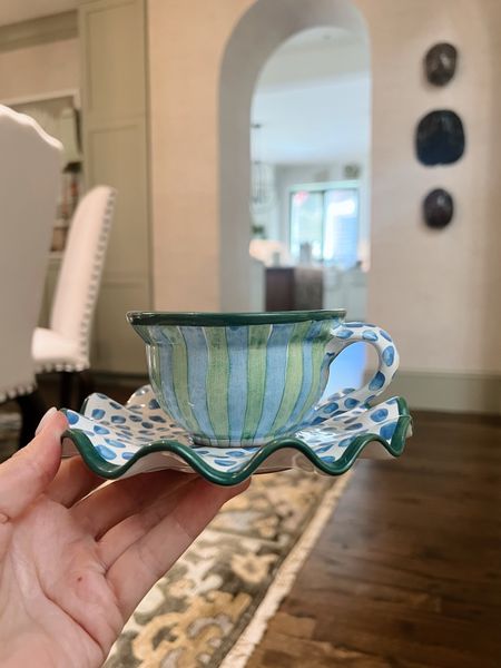 Limited edition MacKenzie-Childs cup and saucer - love these blues! 🩵

#LTKhome