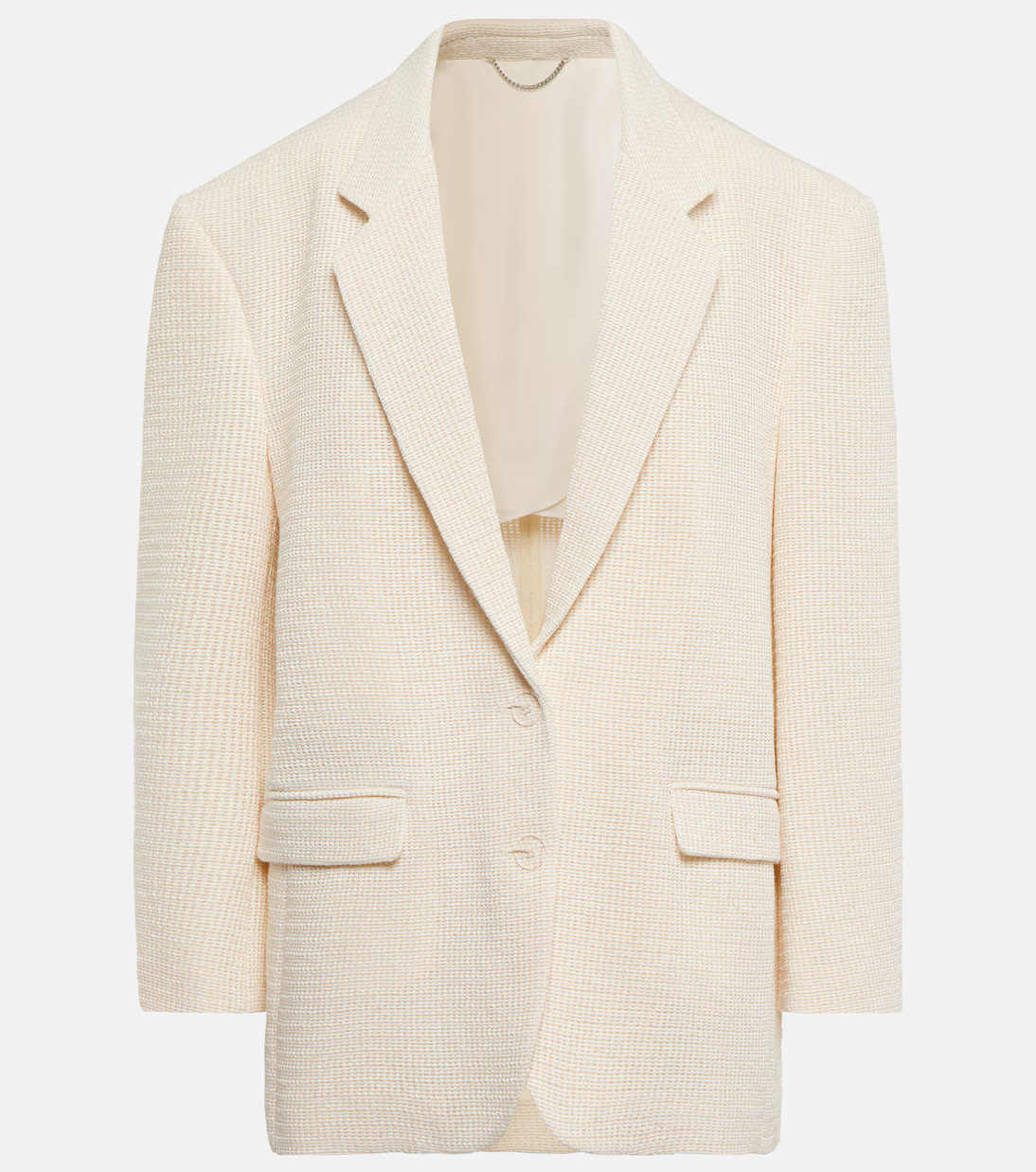 Single-breasted cotton-blend blazer | Mytheresa (FR)