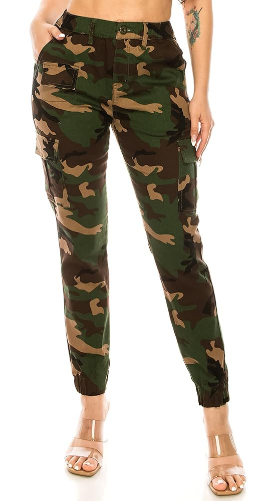 Double Denim January 5th High Waisted Cargo Joggers Pants for Women – Baggy Fleece-Lined Sweatp... | Amazon (US)