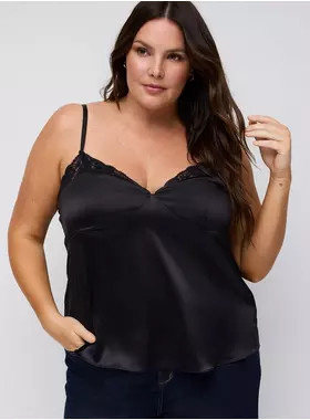 Studio Satin & Lace Camisole | Torrid (US & Canada)