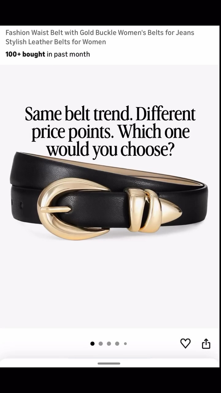 Retail buyer tip: when a style shows up across multiple brands, it usually means it’s a major trend moment.

This sculptural gold buckle belt is popping up everywhere right now — from $20 at Target to $70+ at Madewell.

Sometimes the difference is leather quality… sometimes it’s just the label.

Which one are you picking?

#reel #explore @christina_with_love_
@retail.wholesale.secrets 

belt trend
gold buckle belt
skinny belt trend
target accessories
madewell belt
quince leather belt
minimal belt
capsule wardrobe accessories
belt trend 2026
affordable fashion finds