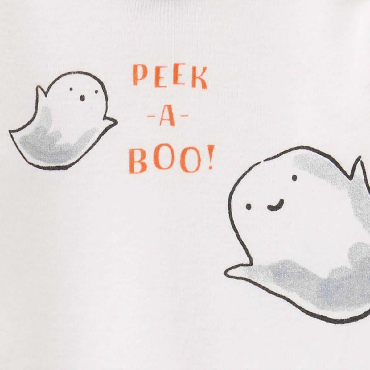 Carter's Just One You® Baby 'Peek-a-Boo' Halloween Top and Bottom Set - Gray/White | Target