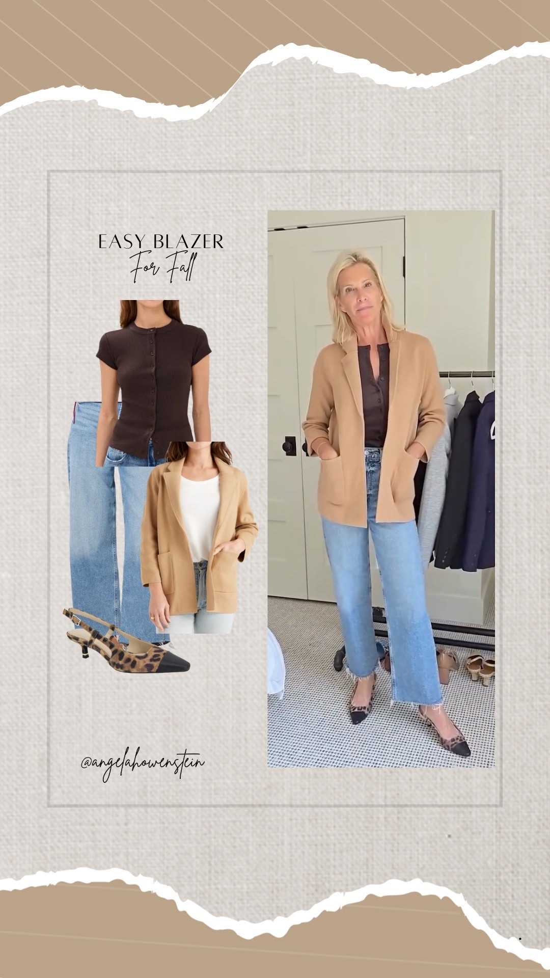 Blazers aren’t just for the office — they’re the easiest fall layer for everyday outfits.

fall style, easy blazer, casual chic, effortless outfit, capsule wardrobe, classic style, fall layering



#LTKShoeCrush #LTKSeasonal #LTKStyleTip