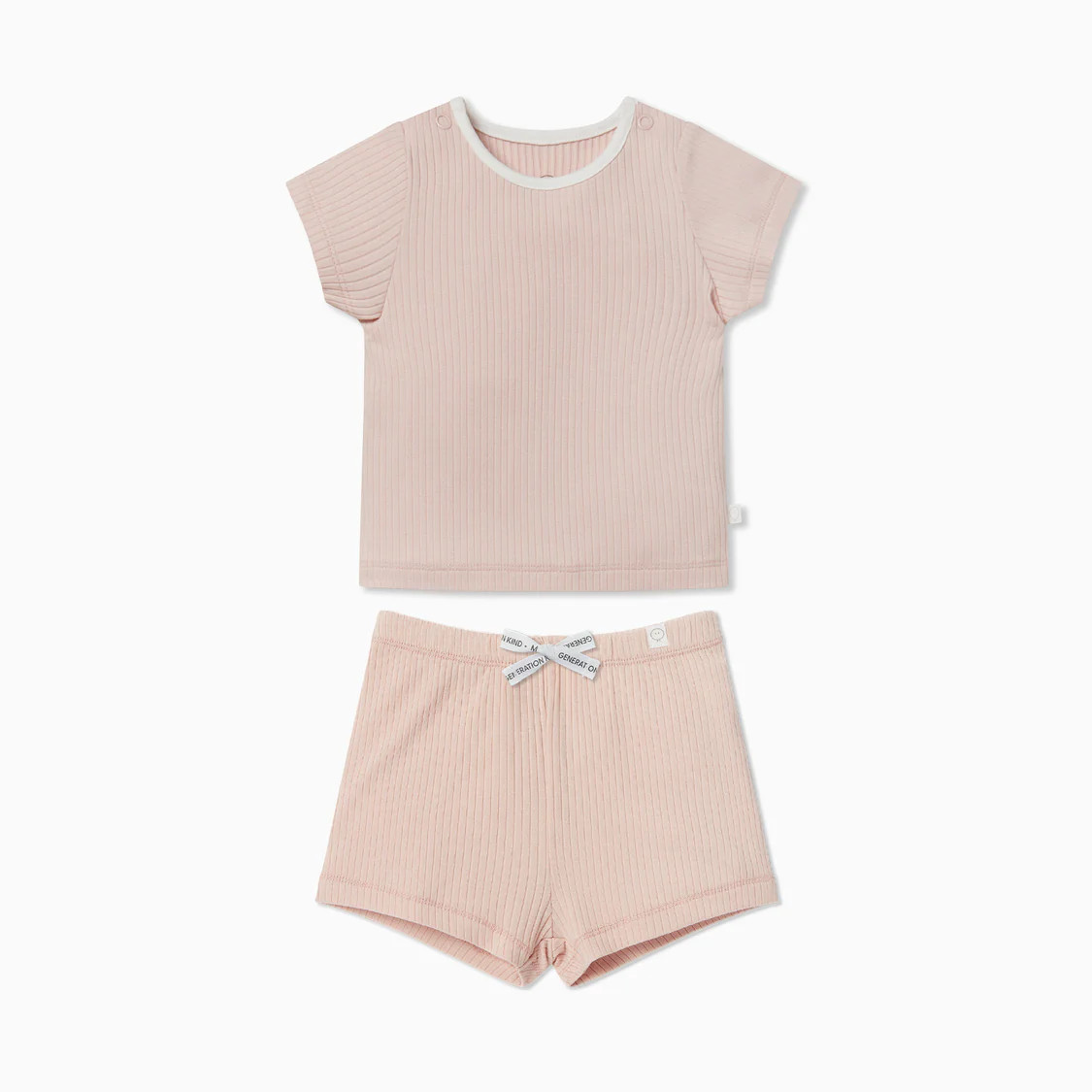 Ribbed Summer Pyjamas | Baby Mori