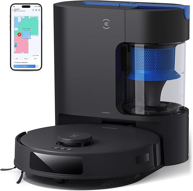 ECOVACS DEEBOT N20 Plus Robot Vacuum and Mop,with Bagless Self Emptying Station,8000Pa Powerful S... | Amazon (US)