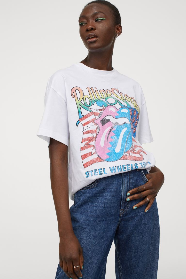 Oversized Printed T-shirt | H&M (US + CA)