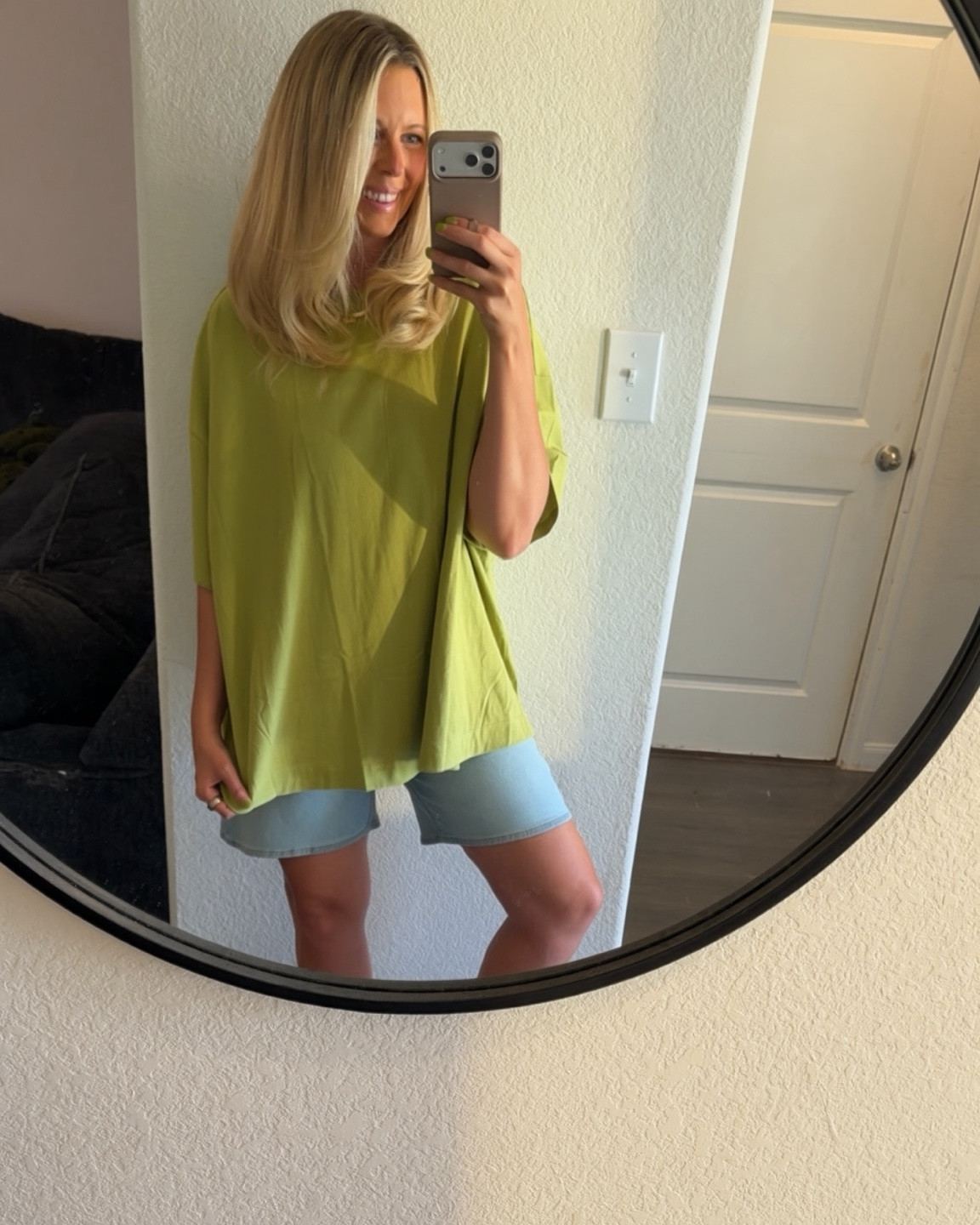 My fav go to look & this green is a perfect transition into the ber months💚

#LTKootd #LTKgrwm #LTKmomlife
