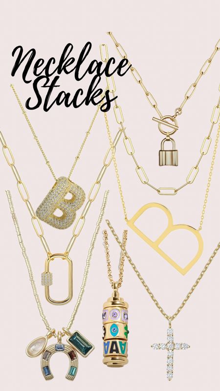 Necklaces stacks are the perfect addition to your spring outfit. Mix and match!! 

#LTKfindsunder100 #LTKstyletip #LTKfindsunder50