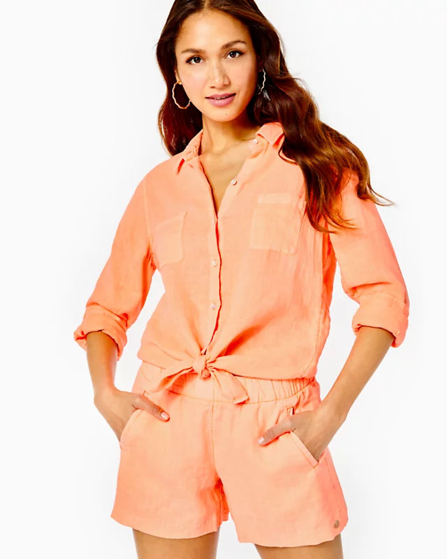 4" Lilo Linen Short | Lilly Pulitzer | Lilly Pulitzer