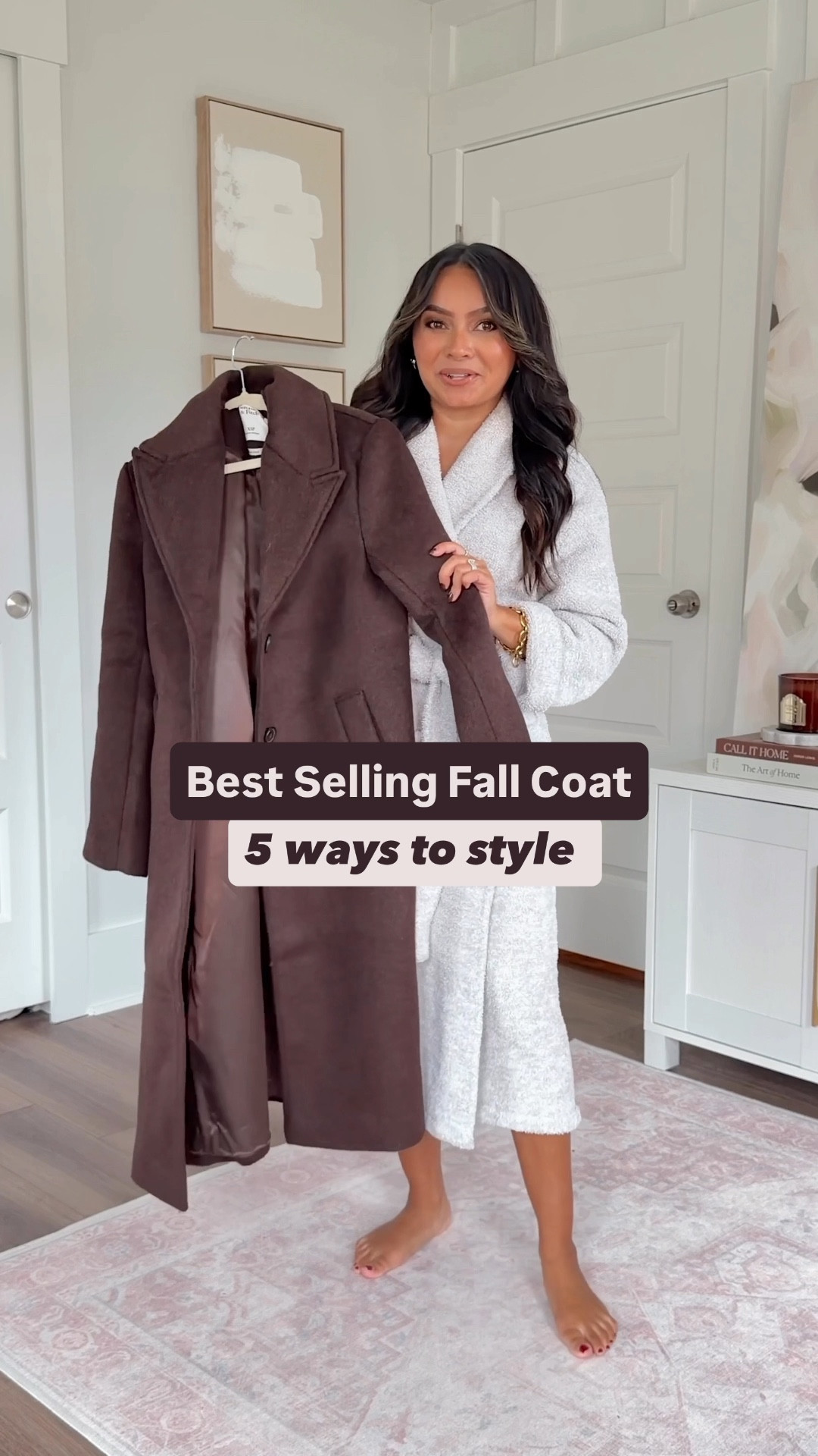 Abercrombie STACKABLE CODE: code HOLIDAYRUSH for 15% off on top of their current sale! 
For reference: I’m 5’0, 32b bra size, and 2/26 in bottoms, pear shaped. 
*Everything I share is unaltered! TTS means true to size.
Brown sweater size xs TTS
Brown hot fudge color satin skirt size xs TTS
Brown boots size 5.5 TTS
Dark brown coffee color coat size xs petite TTS
White tee size xs petite TTS
Denim shirt size xs TTS
Dark brown belt size 27”-31” TTS 
Mid rise bootcut jean in dark rinse color size 26 short TTS
Dark brown coffee color coat size xs petite TTS

Black sweater size xs petite TTS
No fade black color high rise loose jean size 26 short TTS
Belt - old, similar linked
Black boots size 5.5 TTS
Dark brown coffee color coat size xs petite TTS

Ivory cream sweater size xxs TTS
White jeans size 0 regular - sized down a size since i went with regular length, I wanted a full length jeans
Dark brown boots size 5.5 TTS
Blanc vintage color belt size 70 TTS
Dark brown coffee color coat size xs petite TTS

Light brown sweater size xxs TTS
Dark brown belt size 27”-31” TTS 
Brown pants in coconut shell color size 2 petite TTS
Dark brown belt size 27”-31” TTS 
Sneakers size 6 TTS
Dark brown coffee color coat size xs petite TTS
Abercrombie chocolate brown coat
Abercrombie fall coat
Abercrombie best seller
Abercrombie fall fashion 2025
Abercrombie petite coat
fall coat outfits
5 ways to style a coat
elevated fall outfits
fall capsule wardrobe
petite fall fashion
Abercrombie discount code
shop Abercrombie on LTK
best fall sales 2025
Petite 5’0 Fashion
Rachel Miranda Blog
Honeysweetpetite
Honey Sweet Petite
#LTKFallSale 

Comment SHOP below to receive a DM with the link to this post on my LTK ⬇ https://liketk.it/5pq2q #ltkpetite #ltksalealert

Comment SHOP below to receive a DM with the link to this post on my LTK ⬇ https://liketk.it/5qSsE

#LTKSaleAlert #LTKPetite #LTKHoliday