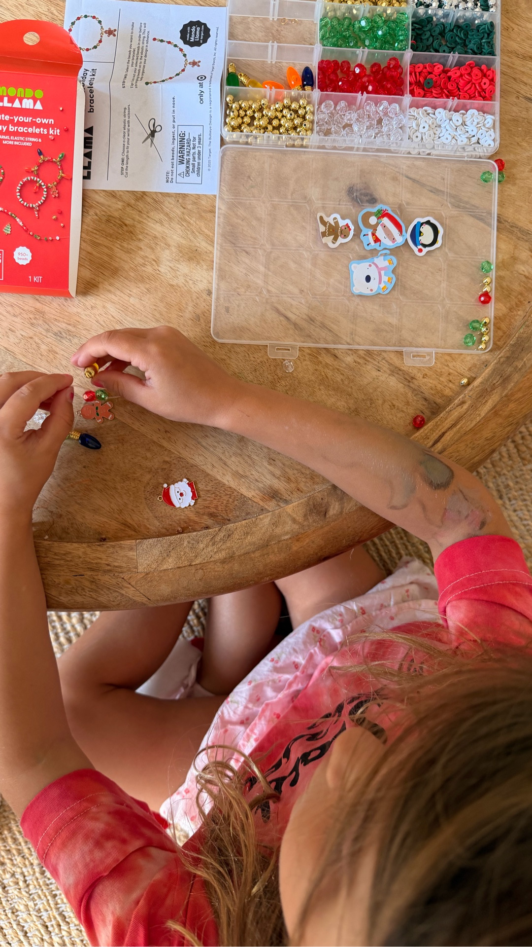 The perfect activity that kept my 5 year old busy for an hour plus today while the baby was napping! I highly recommend stocking up on these llama mondo activities for Thanksgiving and Christmas break! Great gifts, some are great travel activities! LTKFAMILY 

Bracelet kit, kids gifts, 5 year old girl, kids activities, kids crafts, craft gifts

#LTKGiftGuide #LTKKids #LTKHoliday