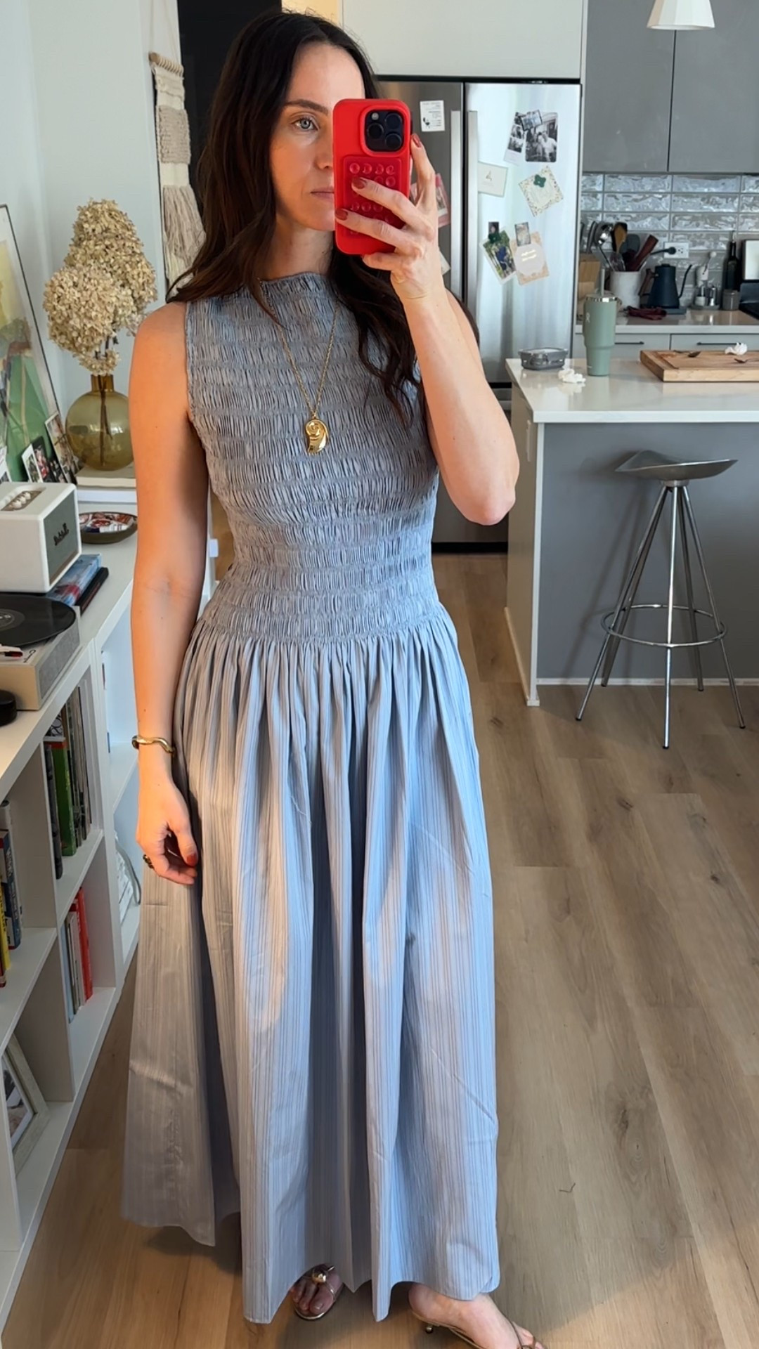 A perfect spring dress does exist. 

Faithfull the Brand 
Easter Dress 
Gold jewelry 

#LTKSeasonal #LTKSaleAlert #LTKParties