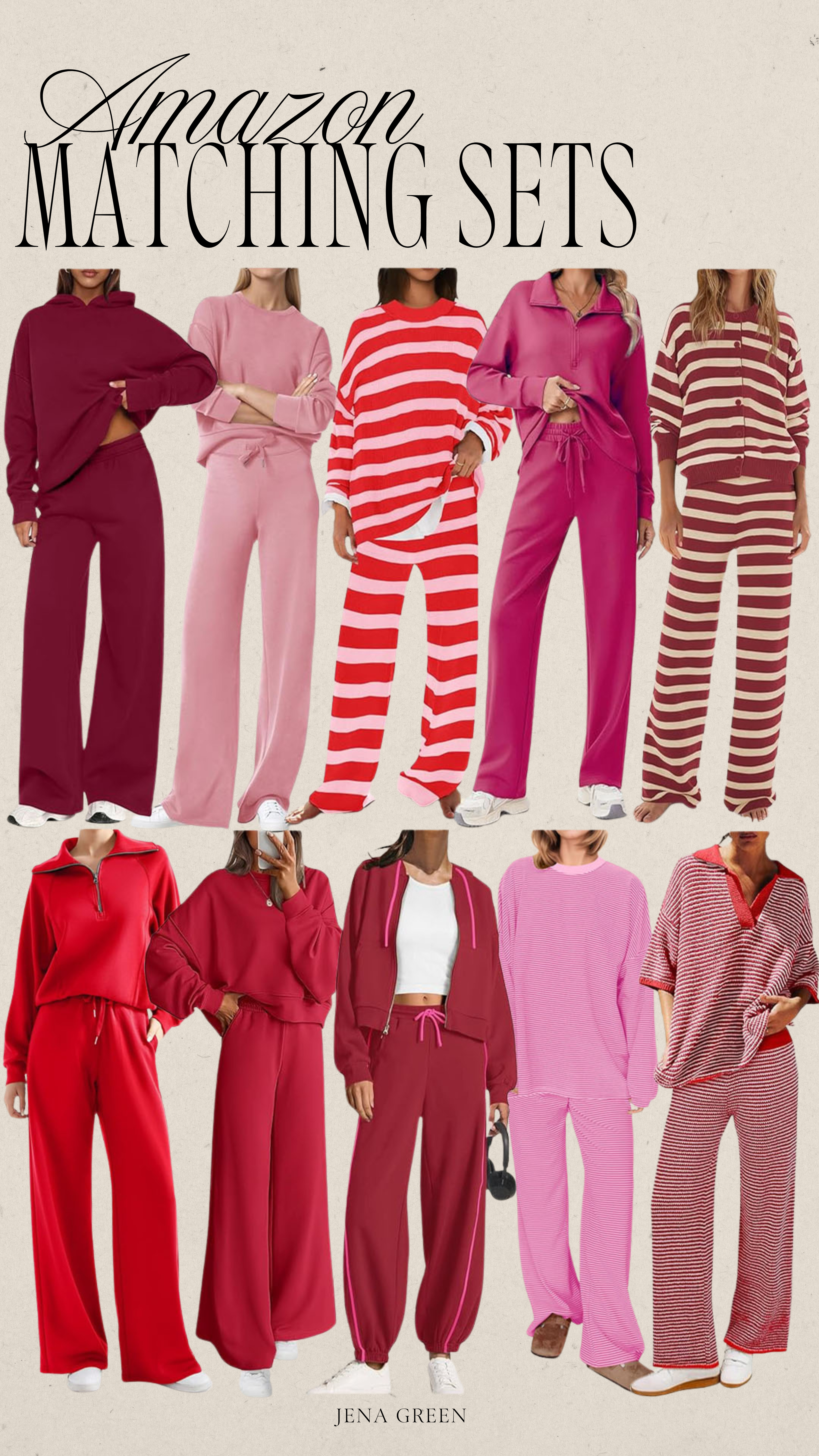 Amazon Matching Sets | Amazon Deals | Amazon Valentine's Day Sets | Amazon Valentine's Day Lounge Sets | Amazon Valentine's Day Loungewear 

 #LTKSeasonal #LTKFindsUnder50 #LTKFindsUnder100