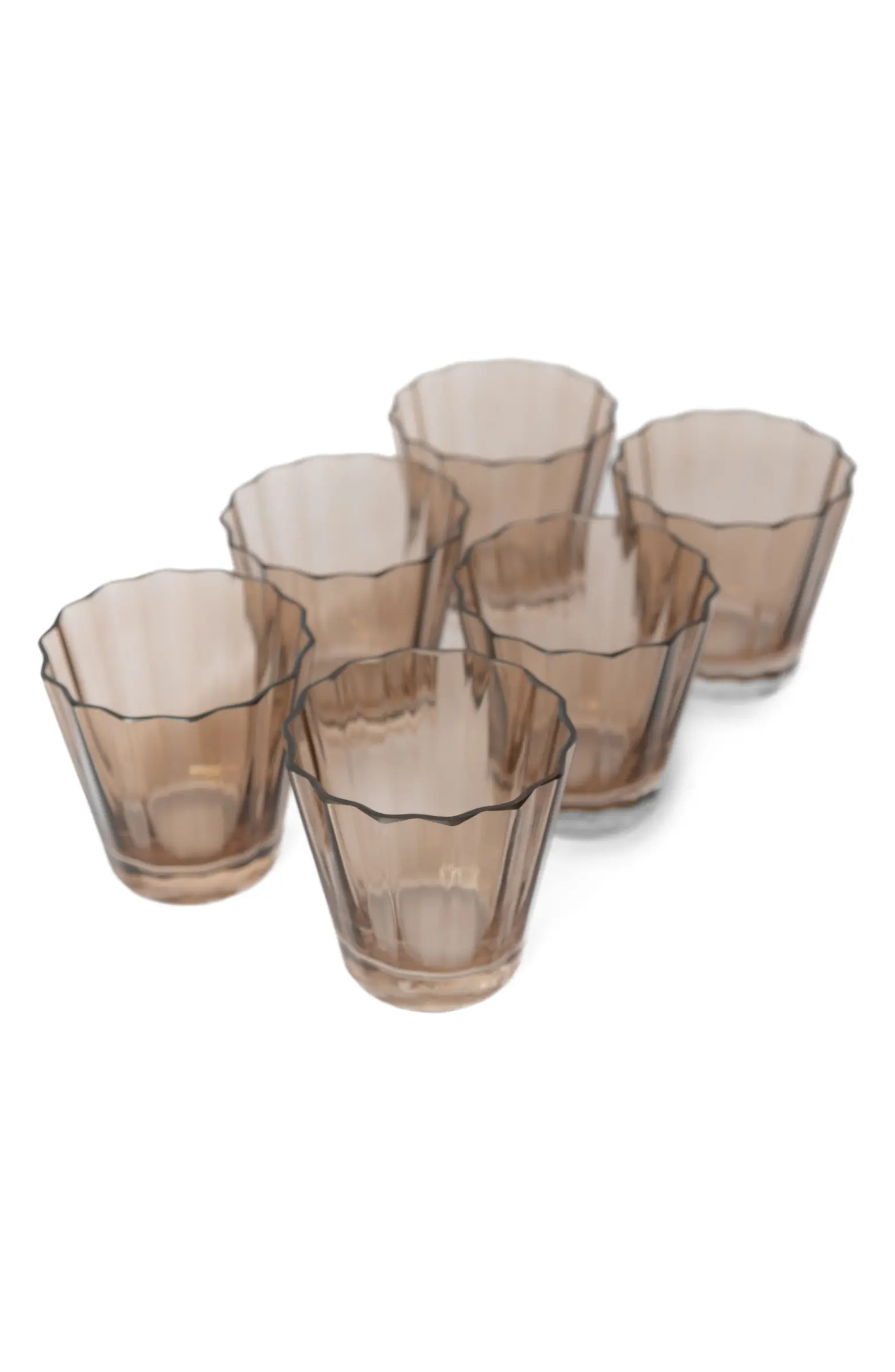 Estelle Colored Glass Sunday Set of 6 Lowball Glasses | Nordstrom | Nordstrom