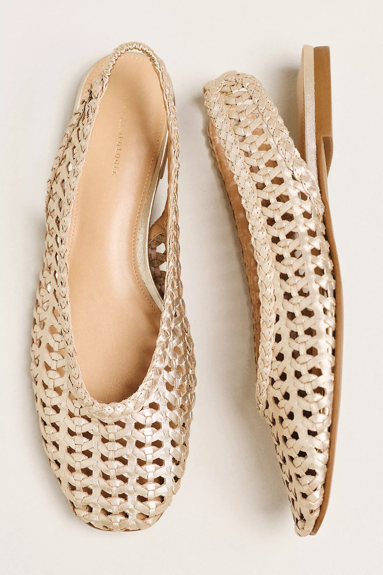 By Anthropologie Slingback Woven Flats | Anthropologie (US)