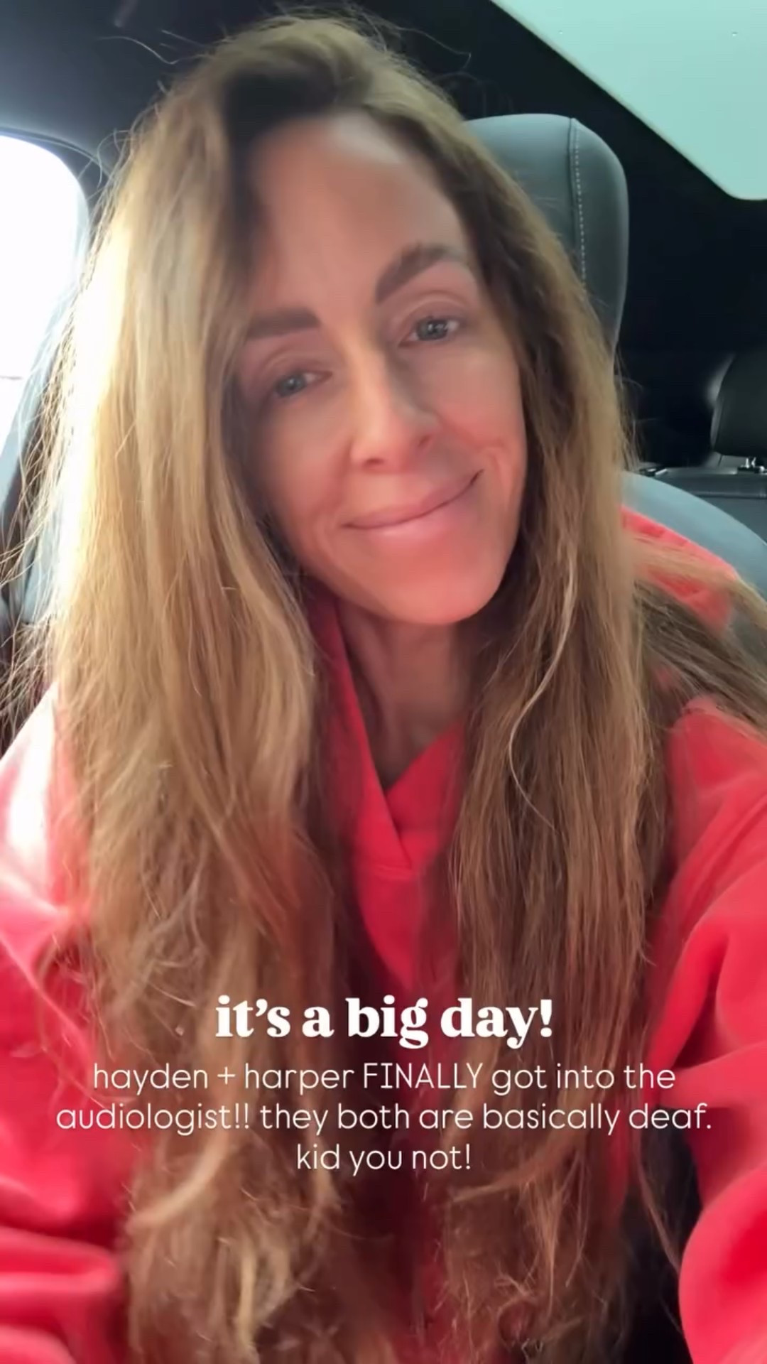 it’s a big day! hayden + harper FINALLY got into the audiologist!! they both are basically deaf.  kid you not!