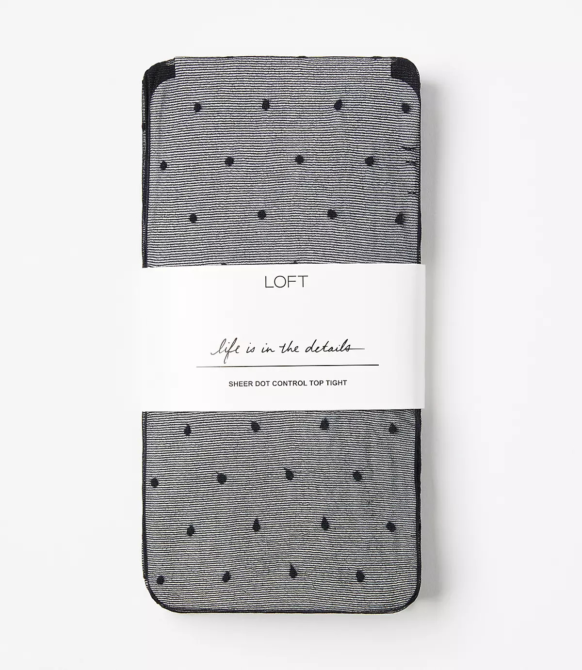 Dotted Sheer Control Top Tights | LOFT