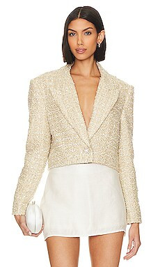 Line & Dot Pearl Jacket in Ivory from Revolve.com | Revolve Clothing (Global)