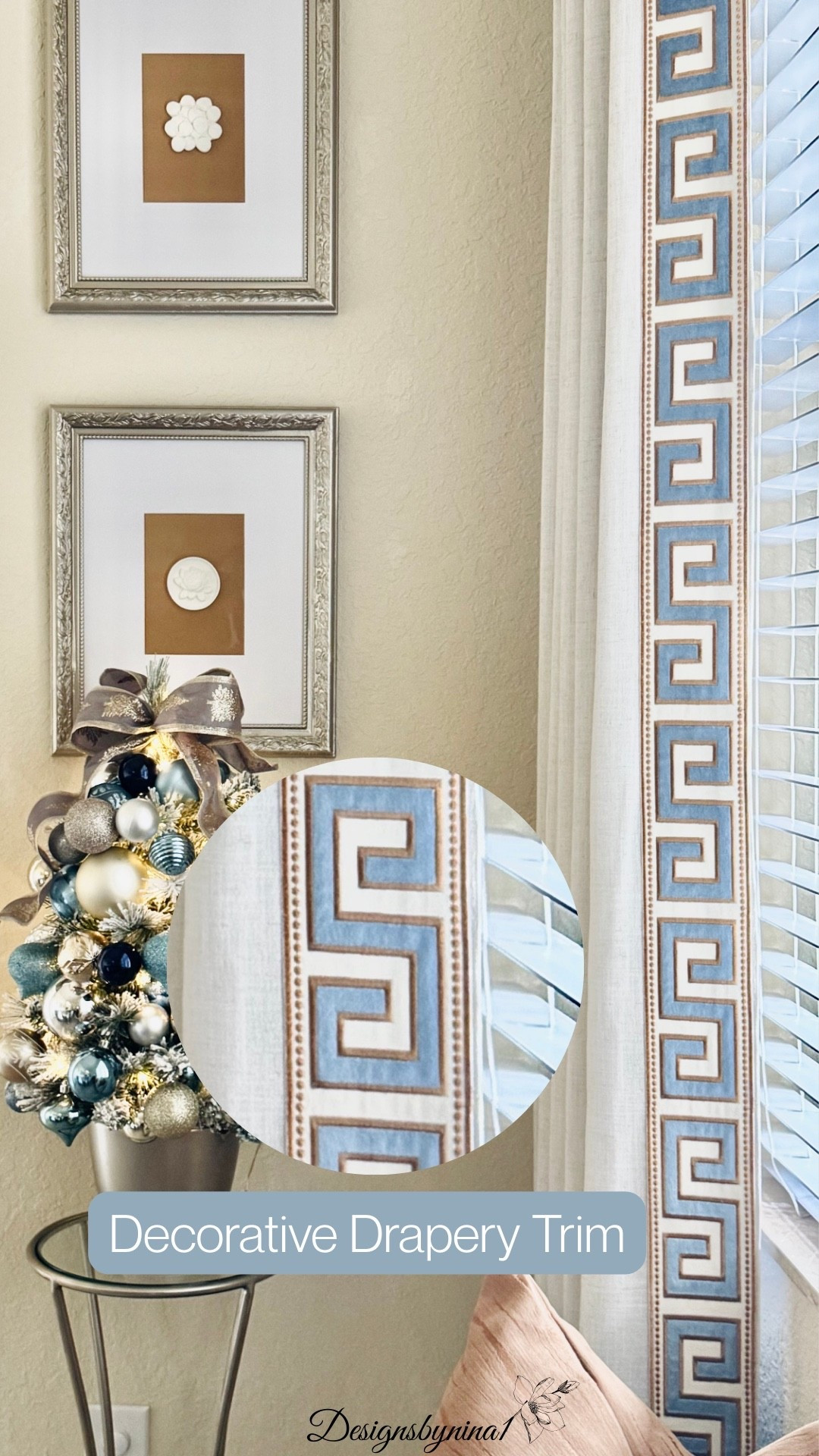 🩵Elevate the look of your drapes with this stunning & affordable decorative drapery trim from Amazon! I used fabric tape to add it to the drapes in our dining room! You can also use fabric glue  

Home DIY Projects | Home Decor | Window Treatment | Designer Look for Less | Amazon Home #FoundItOnAmazon #AmazonFinds

#LTKFindsUnder100 #LTKHome