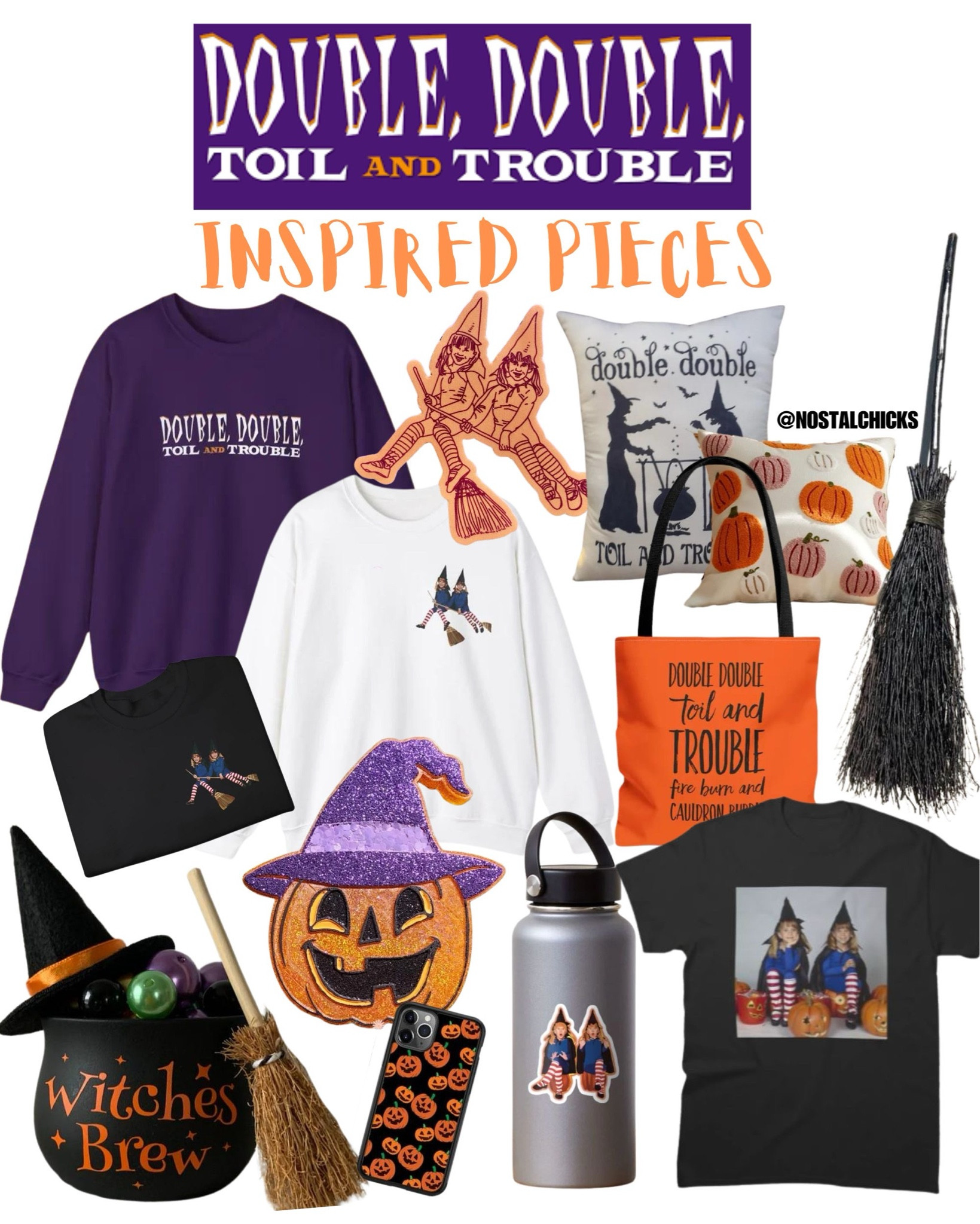 Double double toil and trouble 
#nostalgia