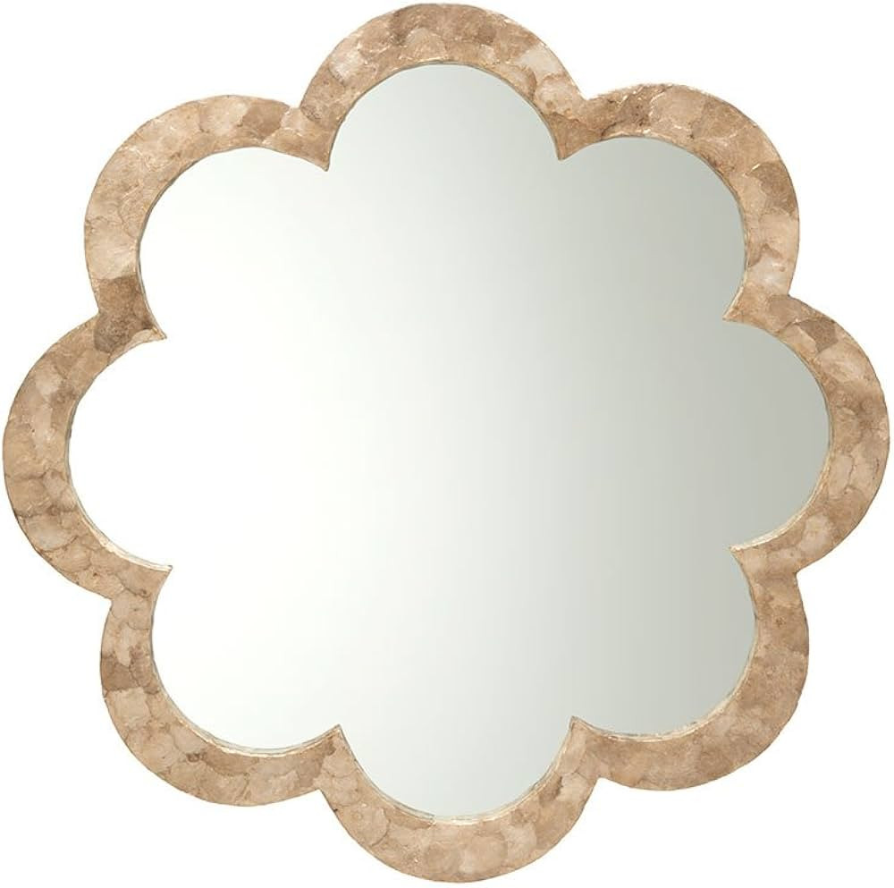 KOUBOO 1040127 Flower Capiz Seashell Wall Mirror, Gold | Amazon (US)