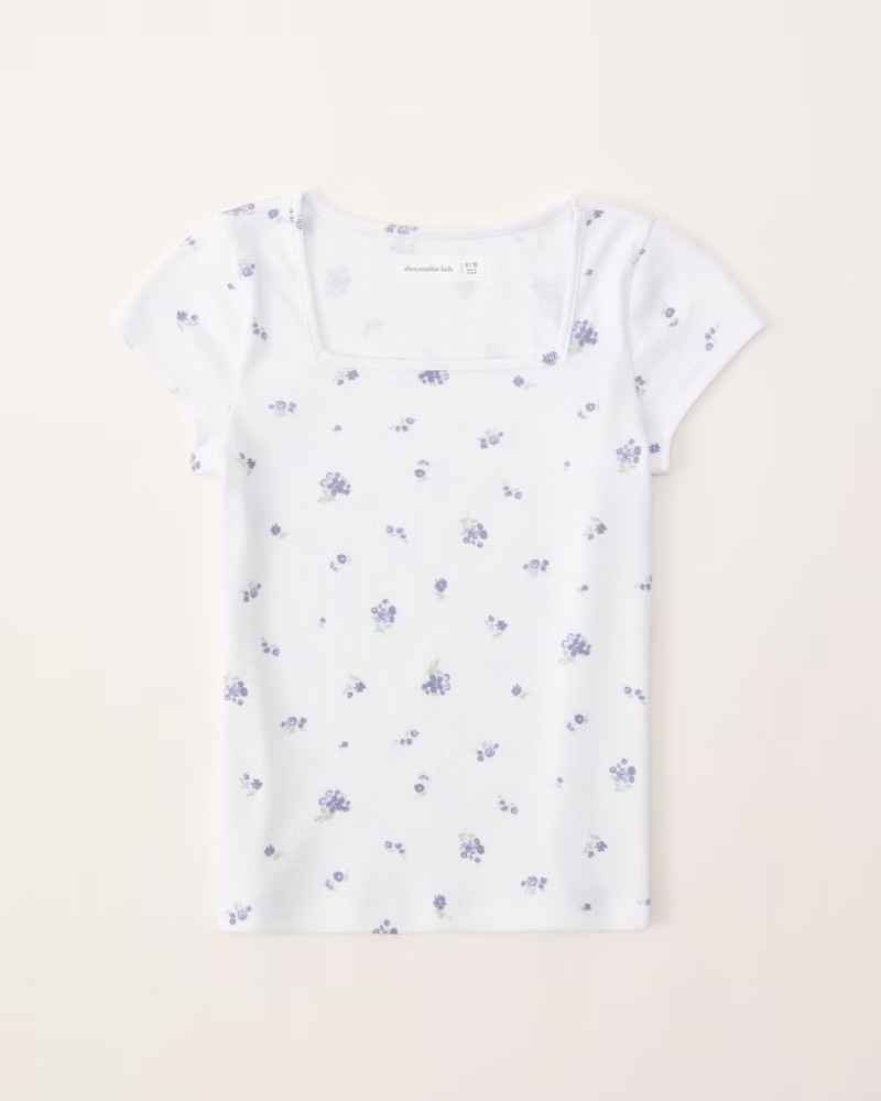 squareneck rib tee | Abercrombie & Fitch (US)