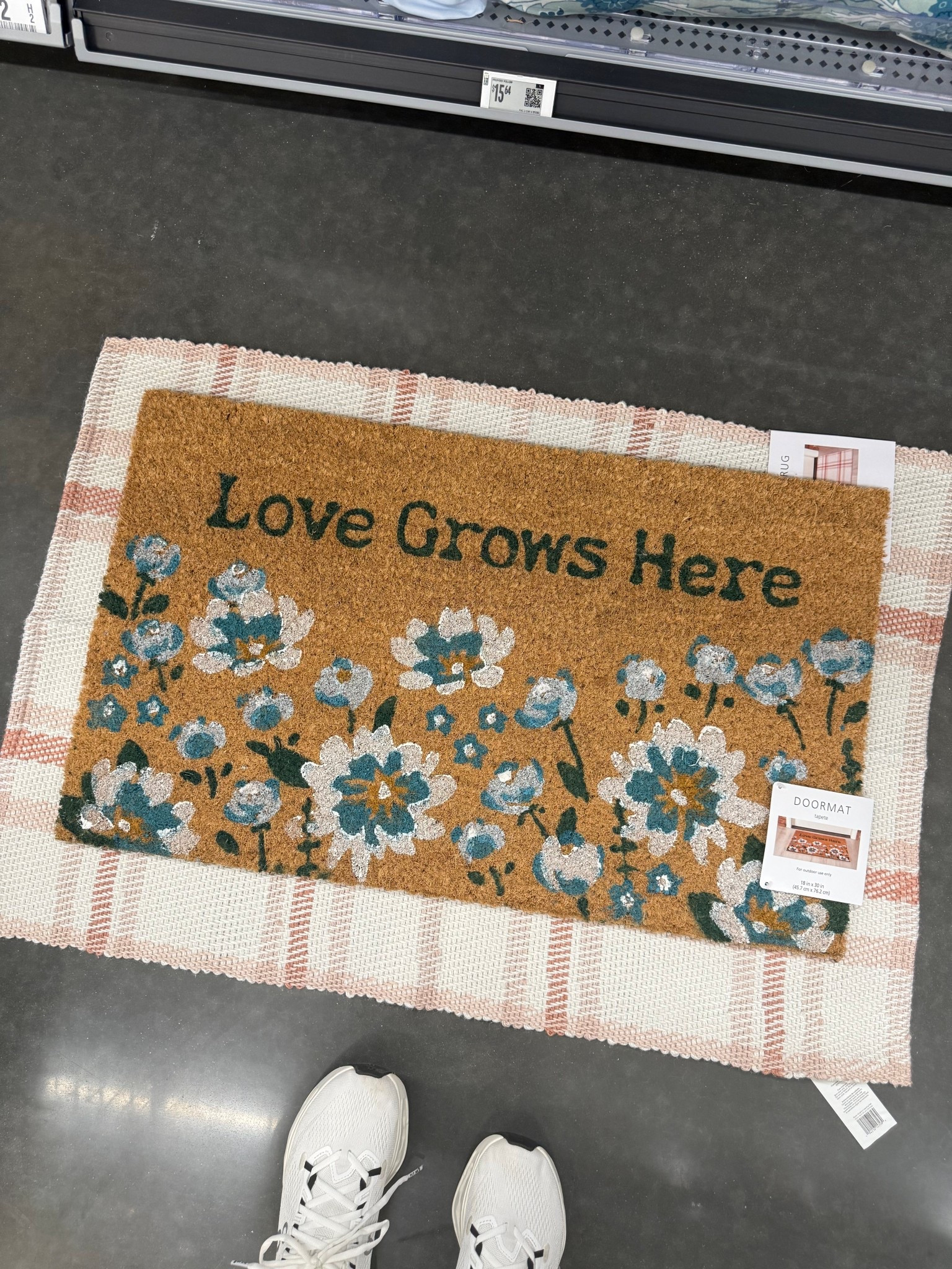 Love this outdoor mat for spring from WALMART. How cute?! 

#LTKHome