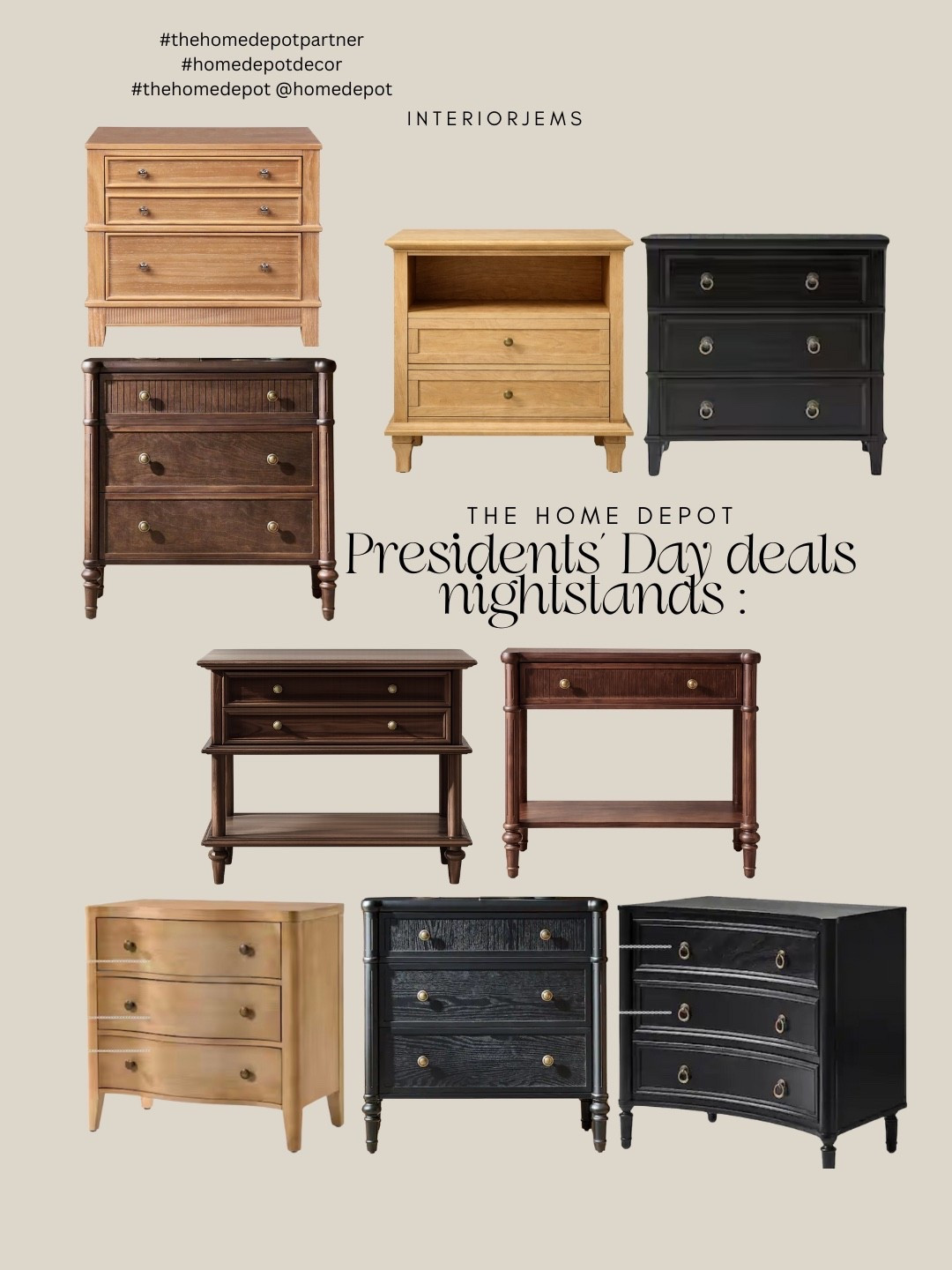 Presidents’ Day deals are in full swing at the @homedepot and there are so many good furniture deals right now. I found everything from ottomans and benches to tall storage cabinets and even beautiful beds, all marked down for the event. These are the kinds of pieces that can completely refresh a space without spending a fortune. Definitely worth a look before the event ends. 

* Take 30% off select furniture, decor, and rugs now through 3/4 on home depot.com

#homedepotdecor #thehomedepot #thehomedepotpartner

#LTKSaleAlert #LTKHome