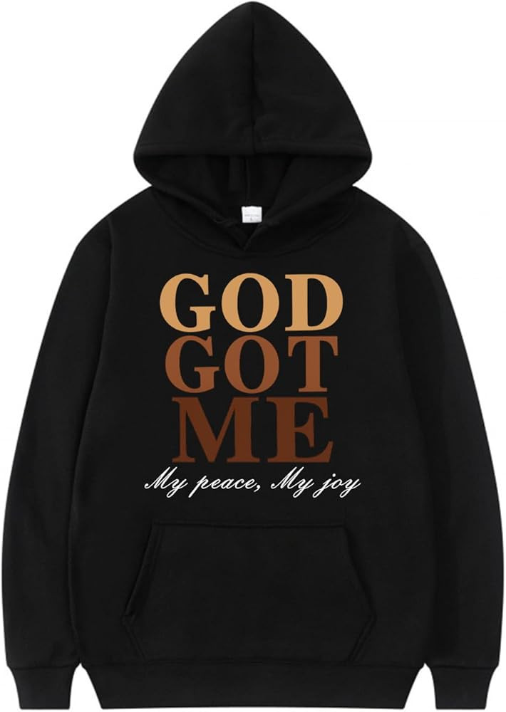 God Got Me My Peace My Joy Christian Faith Unisex Stylish Casual Comfortable Pullover Hoodied | Amazon (US)