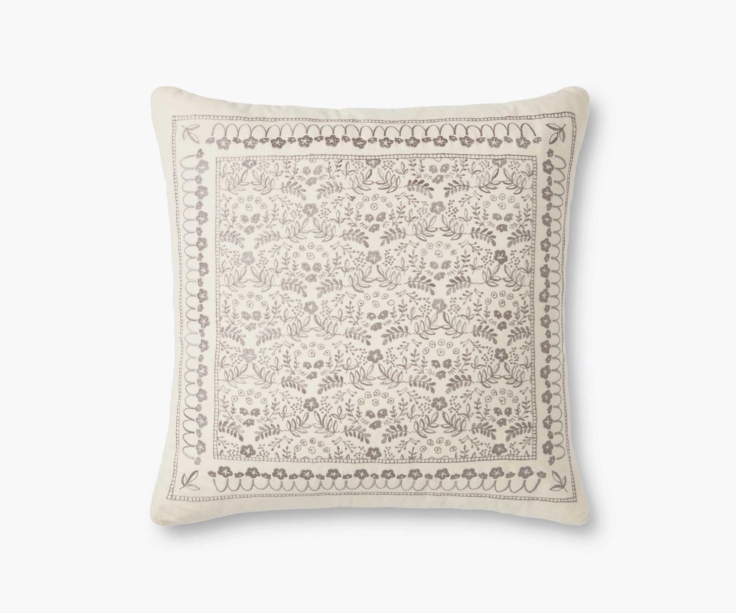 Trellis Embroidered Pillow | Rifle Paper Co.