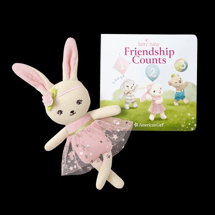Bitty Baby® Doll #2 in Pretty Pink + Plush Friends & Board Books | American Girl